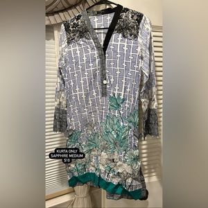 Sapphire brand kurta only, size medium $10